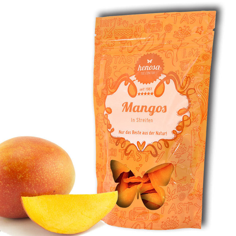 Mango, in Streifen (Thailand)