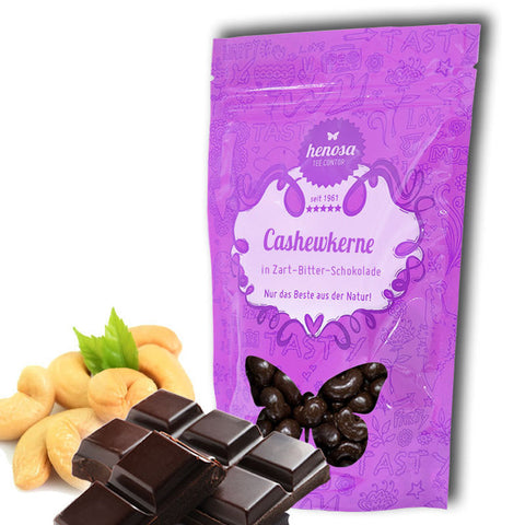 Cashewkerne in Zartbitterschokolade