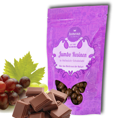 Jumbo Rosinen in Vollmilchschokolade
