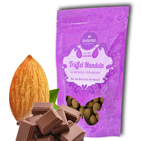 Trüffel-Mandeln in Vollmilchschokolade