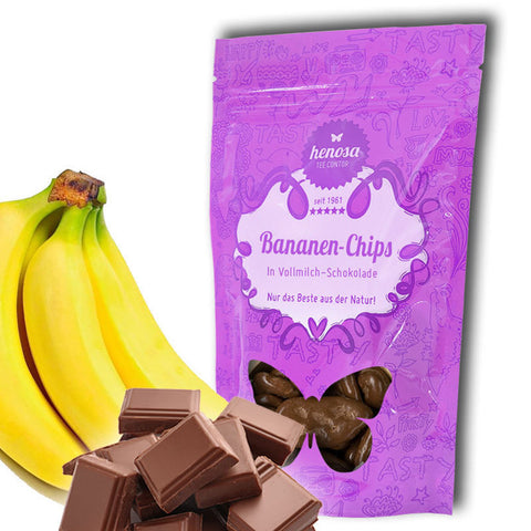 Bananen in Vollmilchschokolade