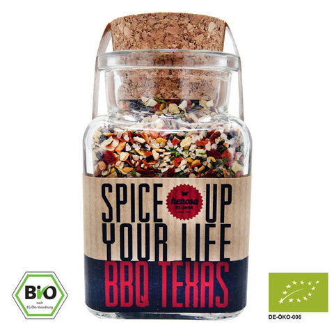 Bio BBQ Texas Rub im Korkenglas