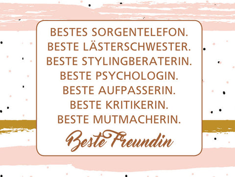 Bes-Teas Beste Freundin Geschenkdose Früchtetee