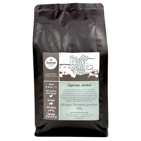 Kaffeebohnen Espresso, Dunkel