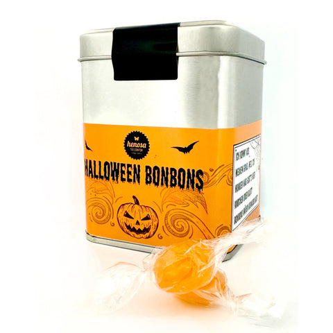 Halloween Bonbons in der Dose