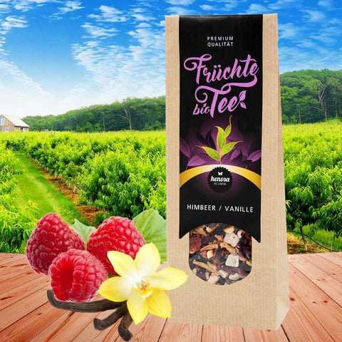 Bio Früchtetee Himbeere / Vanille