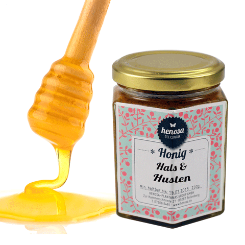 Honig Hals und Husten