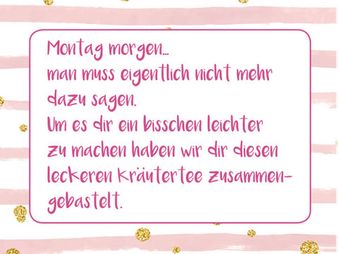 Monday Mood Geschenkdose Frühstückskräuter