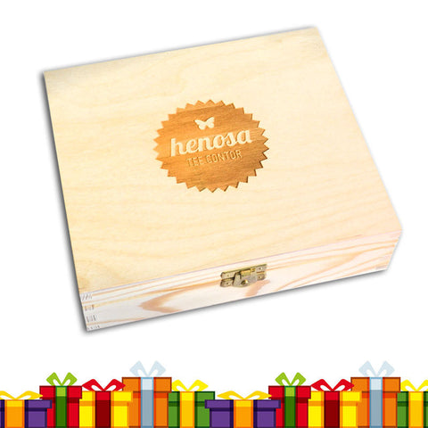 Holzkiste Weihnachtstee