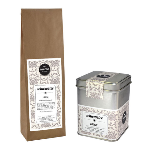 Schwarztee Litschi Lychee Black