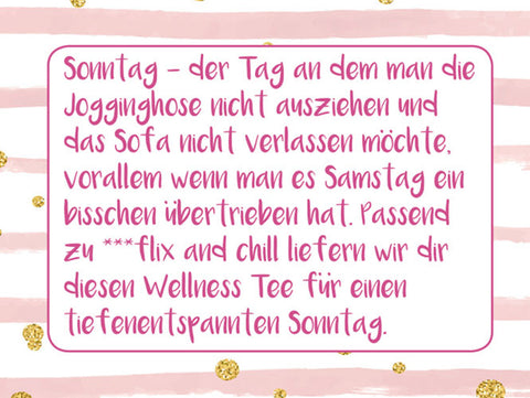 Sunday Mood Geschenkdose Wellnesstee