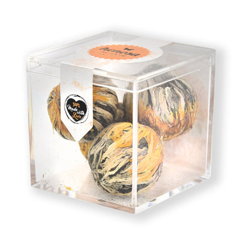 4er Teeblumen Box