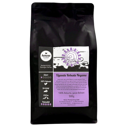 Kaffeebohnen Uganda Robusta Nogama
