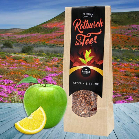 Bio Rotbuschtee Apfel /Zitrone