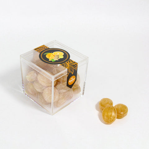 Ingwer-Orange Eistee Bonbons Zuckerfrei