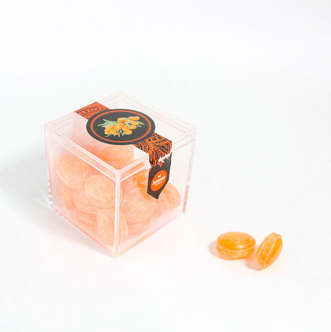 Sanddorn Eistee Bonbons Zuckerfrei